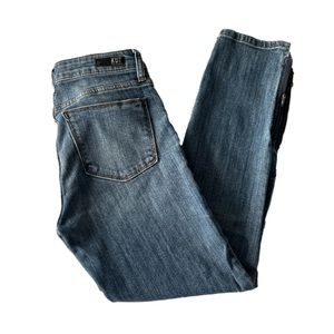 💕 Kut from the Kloth Straight Leg Jeans Zippered Ankle Detail Size 0